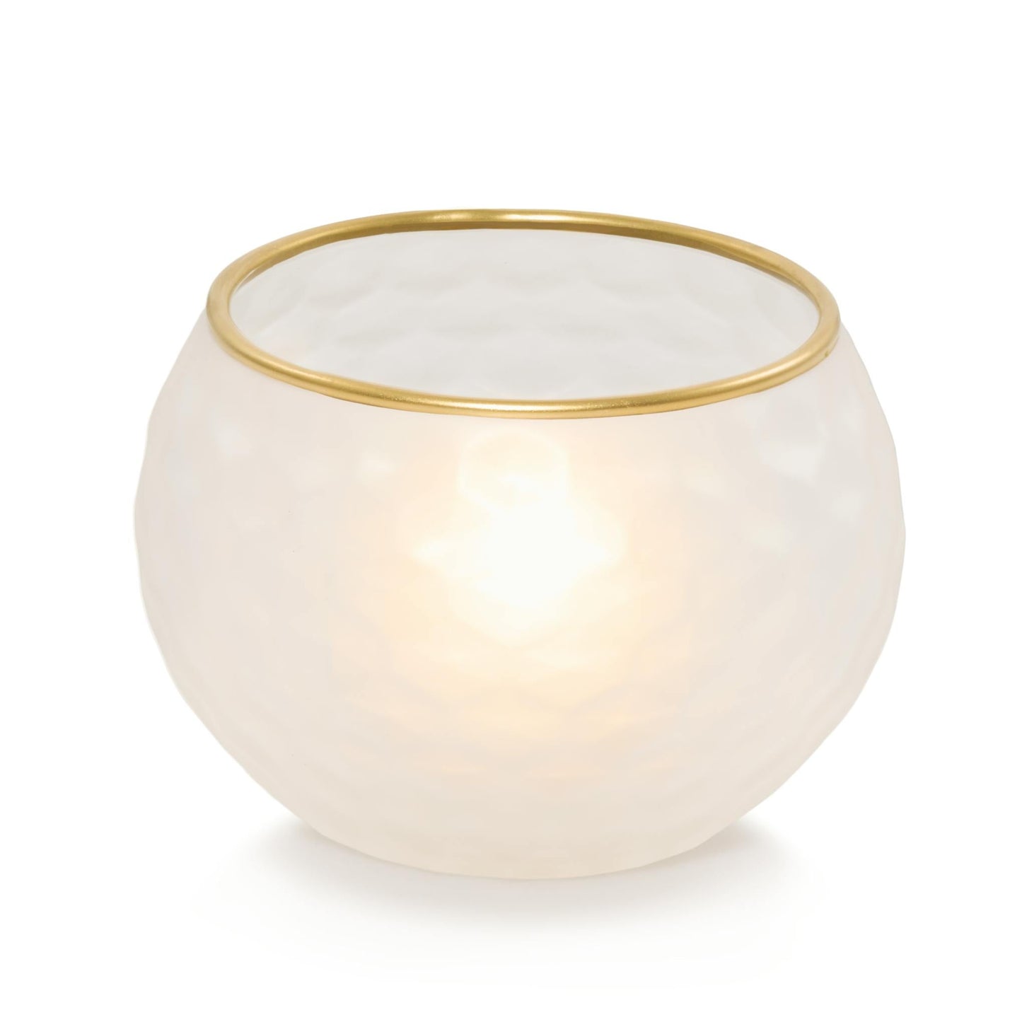 Frosted Honeycomb Tea Light Candle Holder GH55