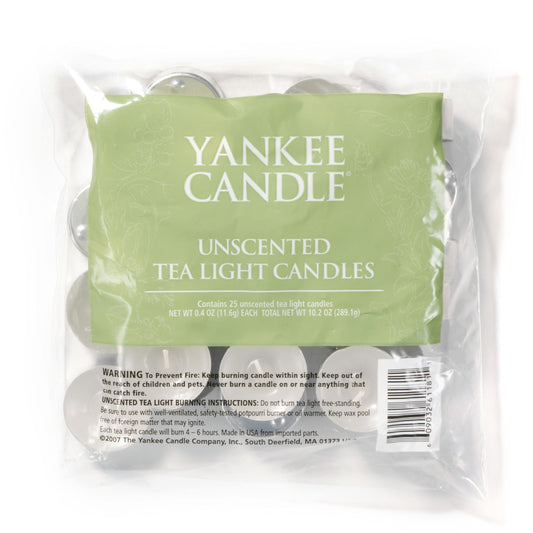 Unscented Tea Light Candles FM39